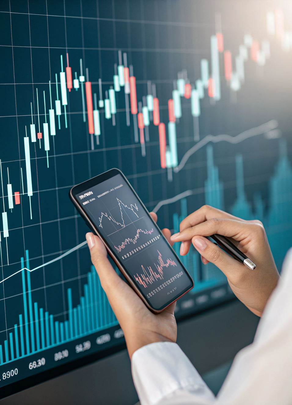 Dashboard di trading crypto TokenTact